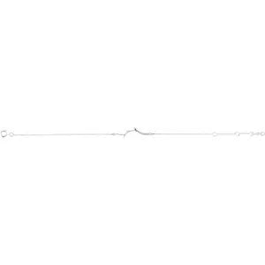 Sterling Silver Branch Bar 6 1/2-7 1/2" Bracelet