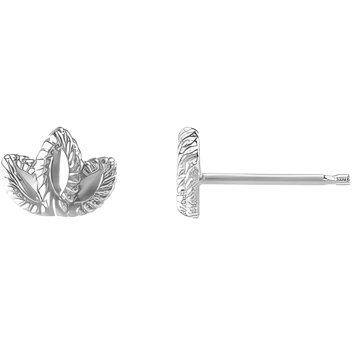 Sterling Silver Petite Leaf Earring