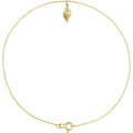14K Yellow Gold Shell 9" Anklet
