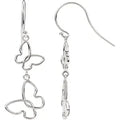 Sterling Silver Butterfly Earrings