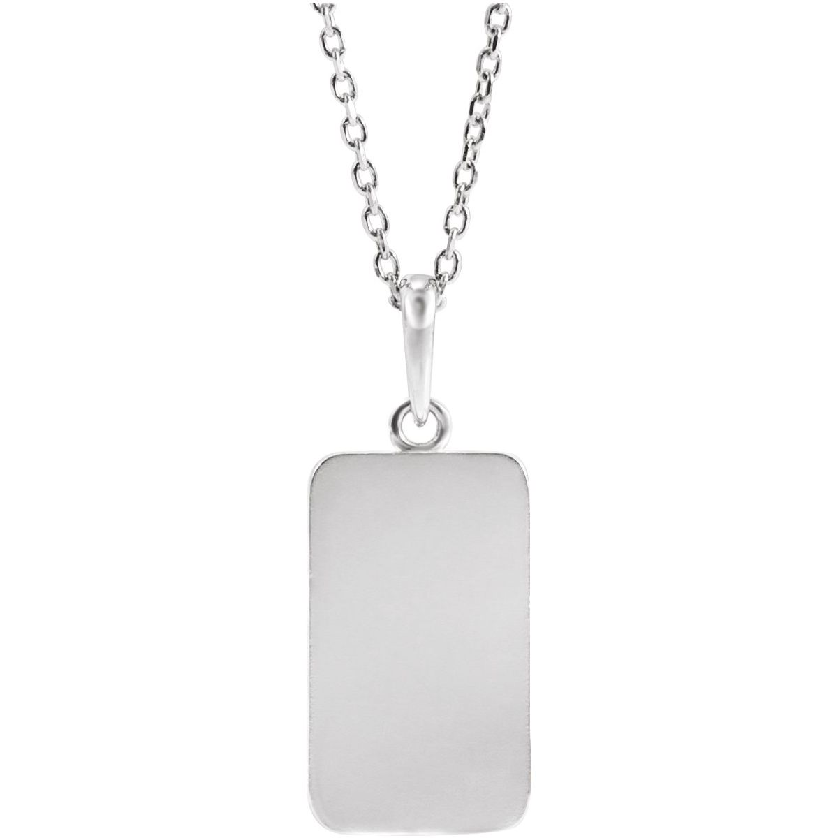 Sterling Silver Dagger & Rose 16-18" Necklace