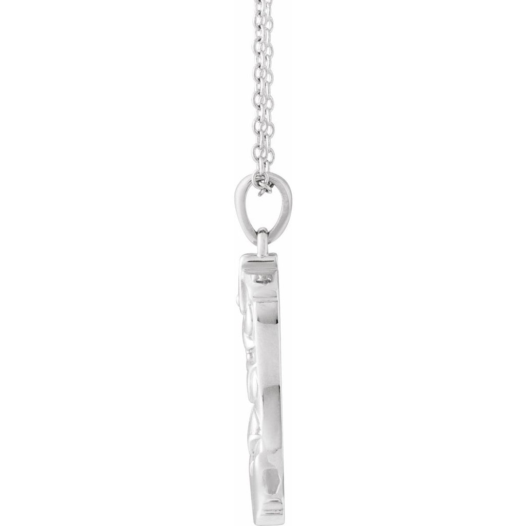 Sterling Silver Cowboy Boot 16-18" Necklace