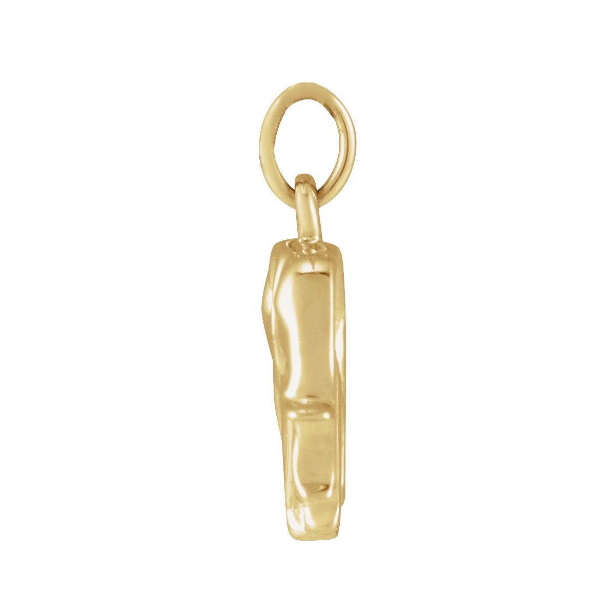 14K Yellow Gold Elephant Pendant