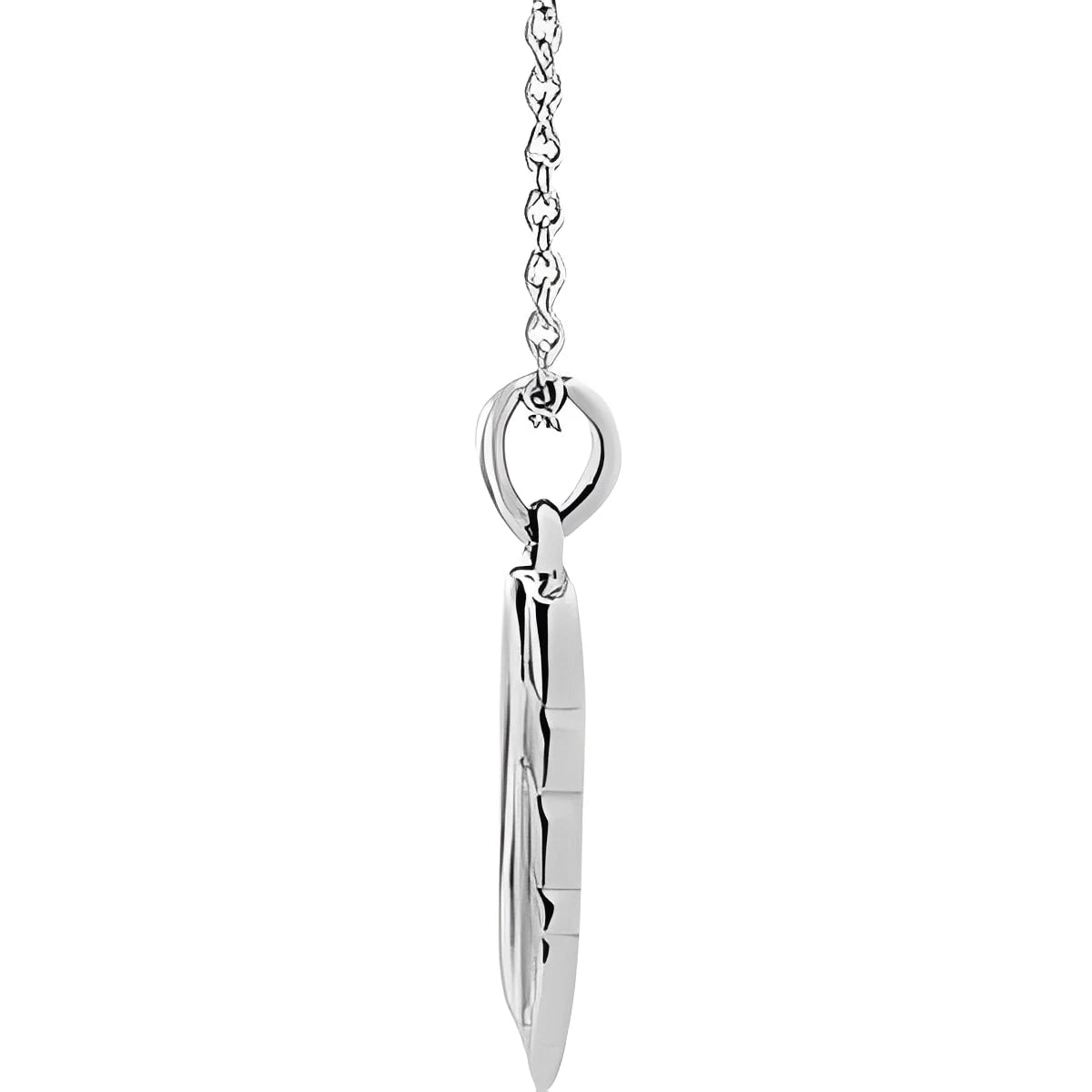 Sterling Silver Feather 16-18" Necklace