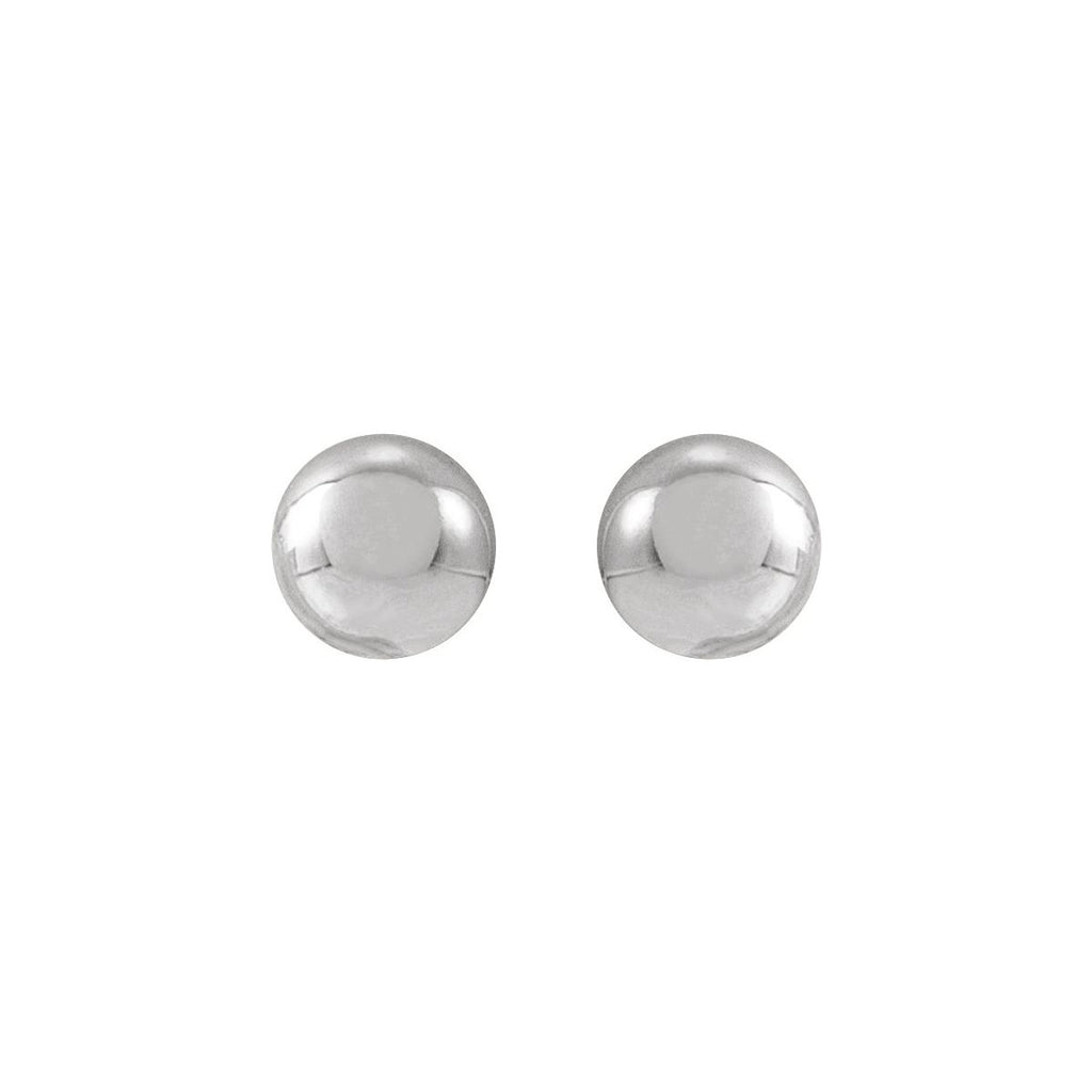 14K Yellow Gold 8 mm Ball Earrings