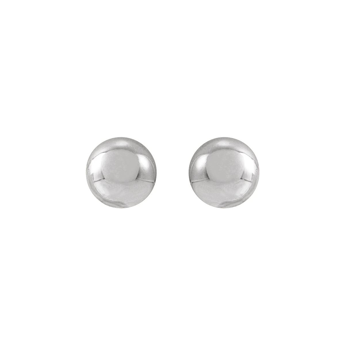 14K Yellow Gold 8 mm Ball Earrings
