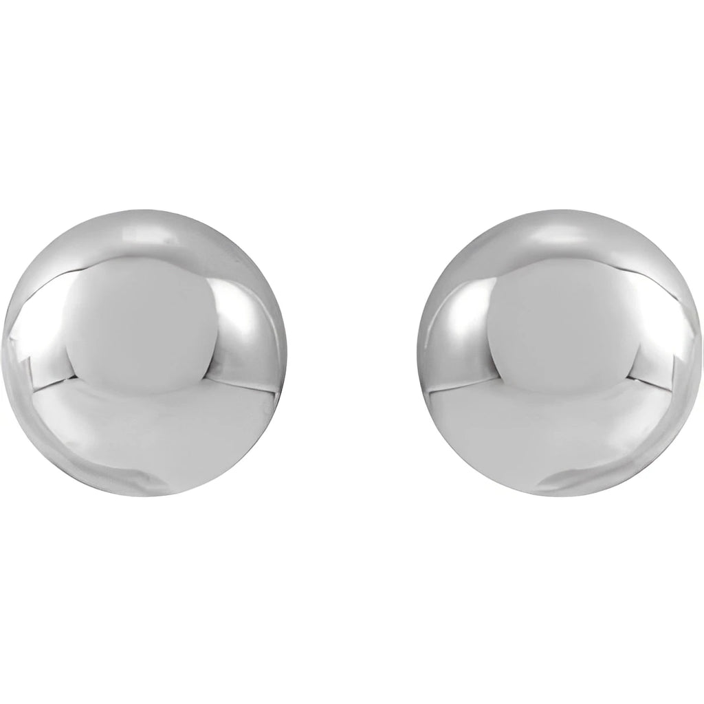 14K Yellow Gold 8 mm Ball Earrings