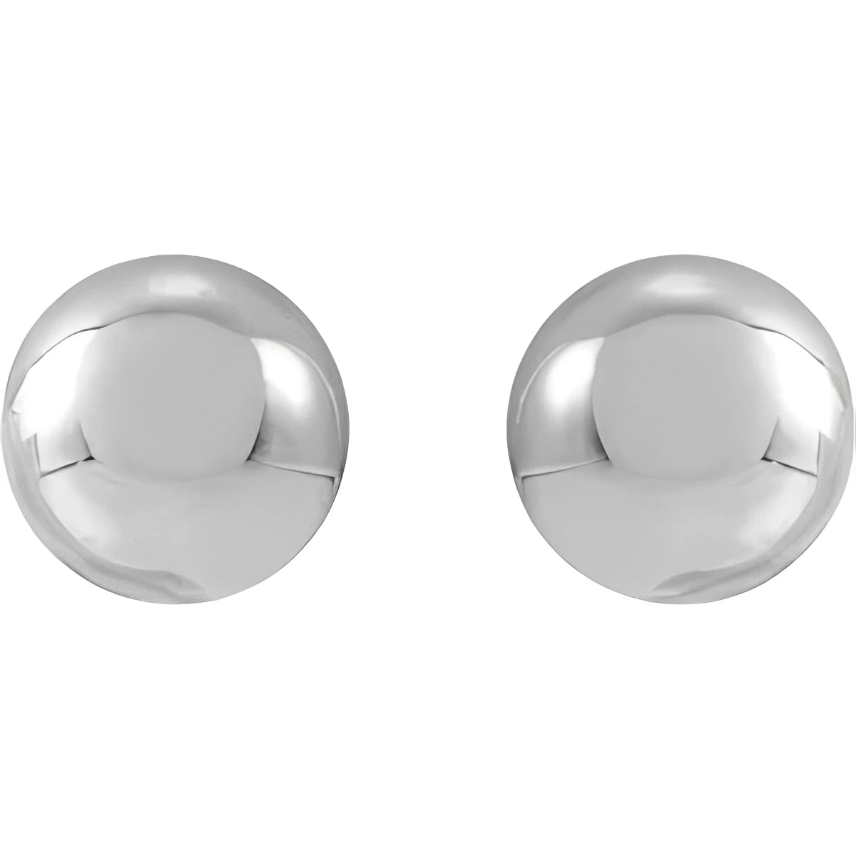 14K Yellow Gold 8 mm Ball Earrings