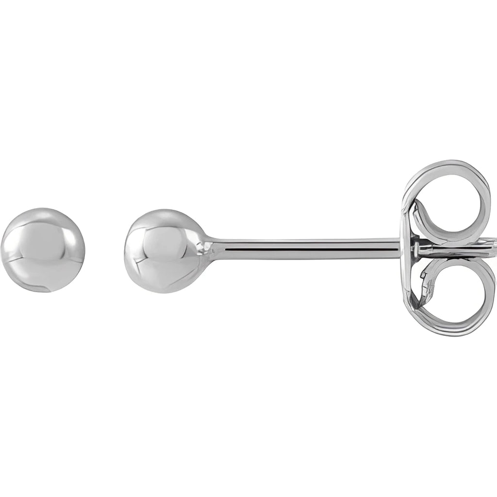 14K Yellow Gold 8 mm Ball Earrings