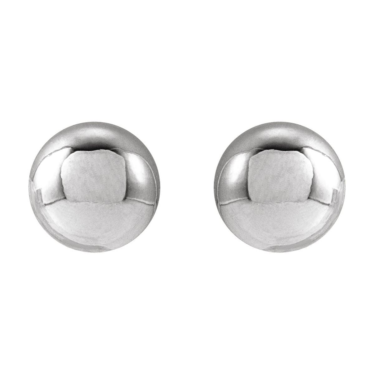14K Yellow Gold 8 mm Ball Earrings