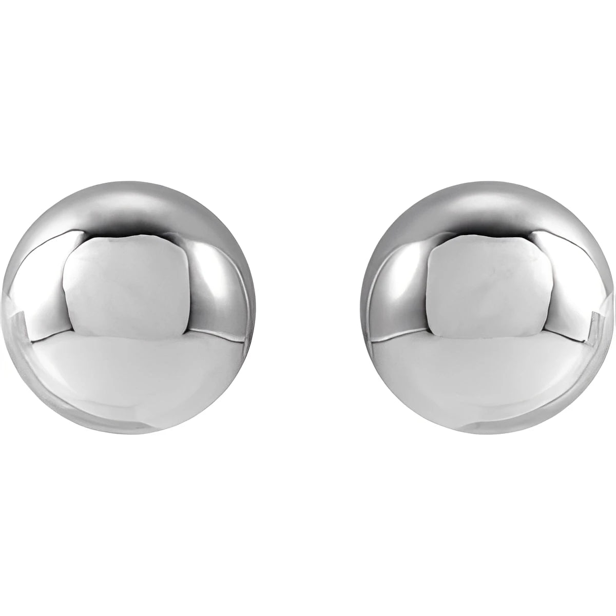 14K Yellow Gold 8 mm Ball Earrings
