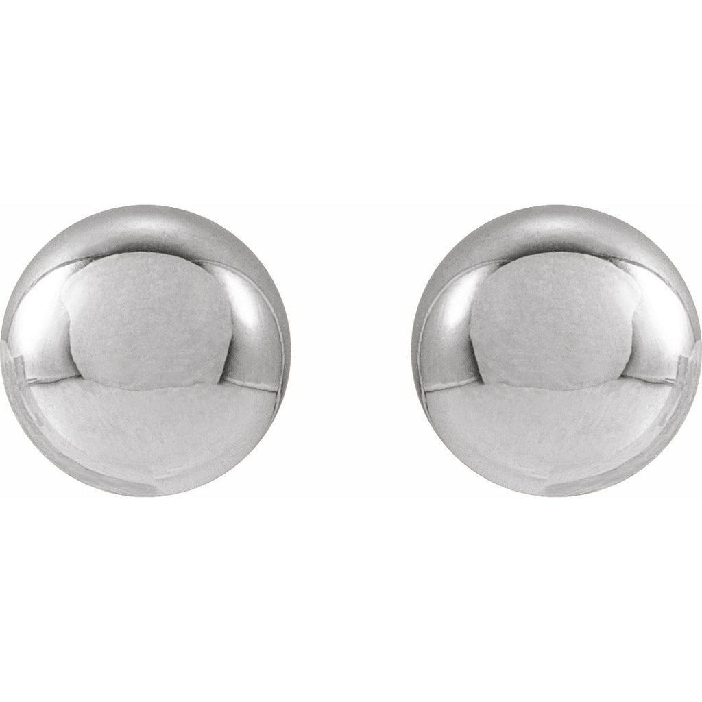 14K Yellow Gold 8 mm Ball Earrings