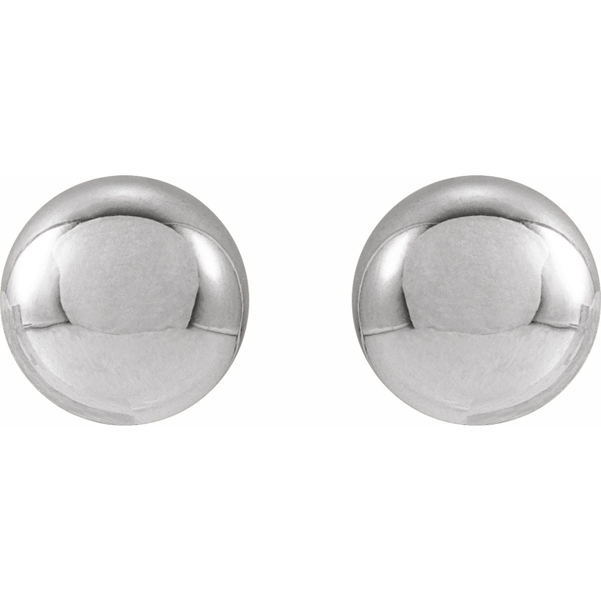 14K Yellow Gold 8 mm Ball Earrings