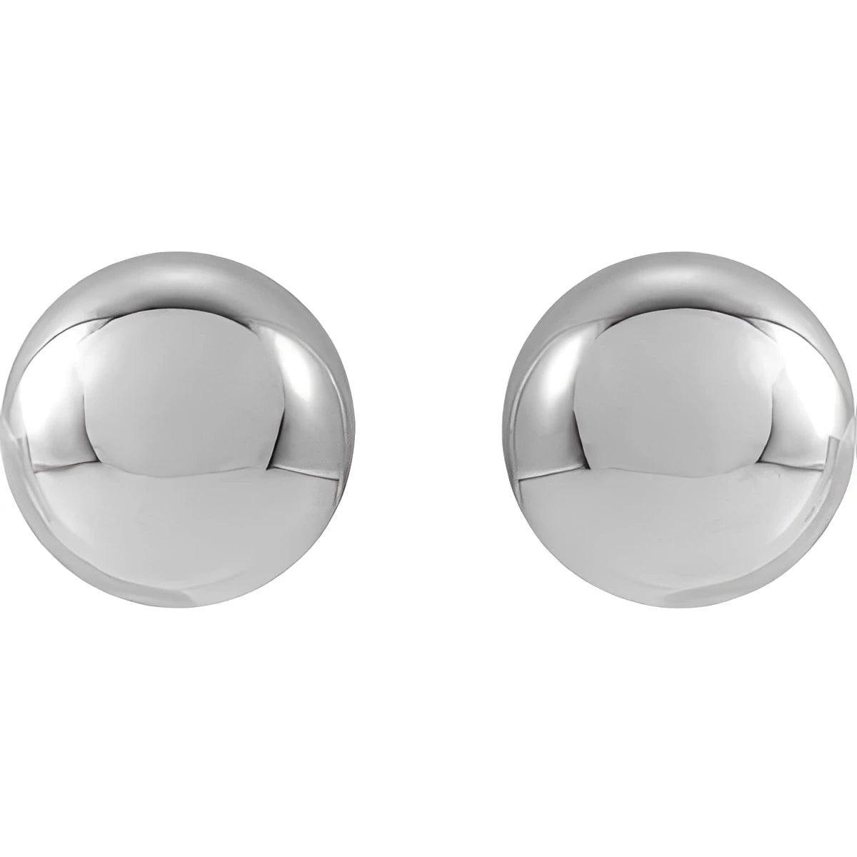 14K Yellow Gold 8 mm Ball Earrings