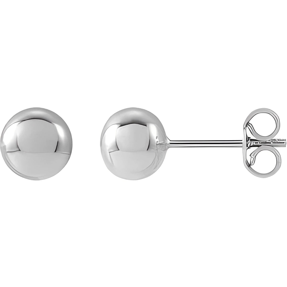 14K Yellow Gold 8 mm Ball Earrings
