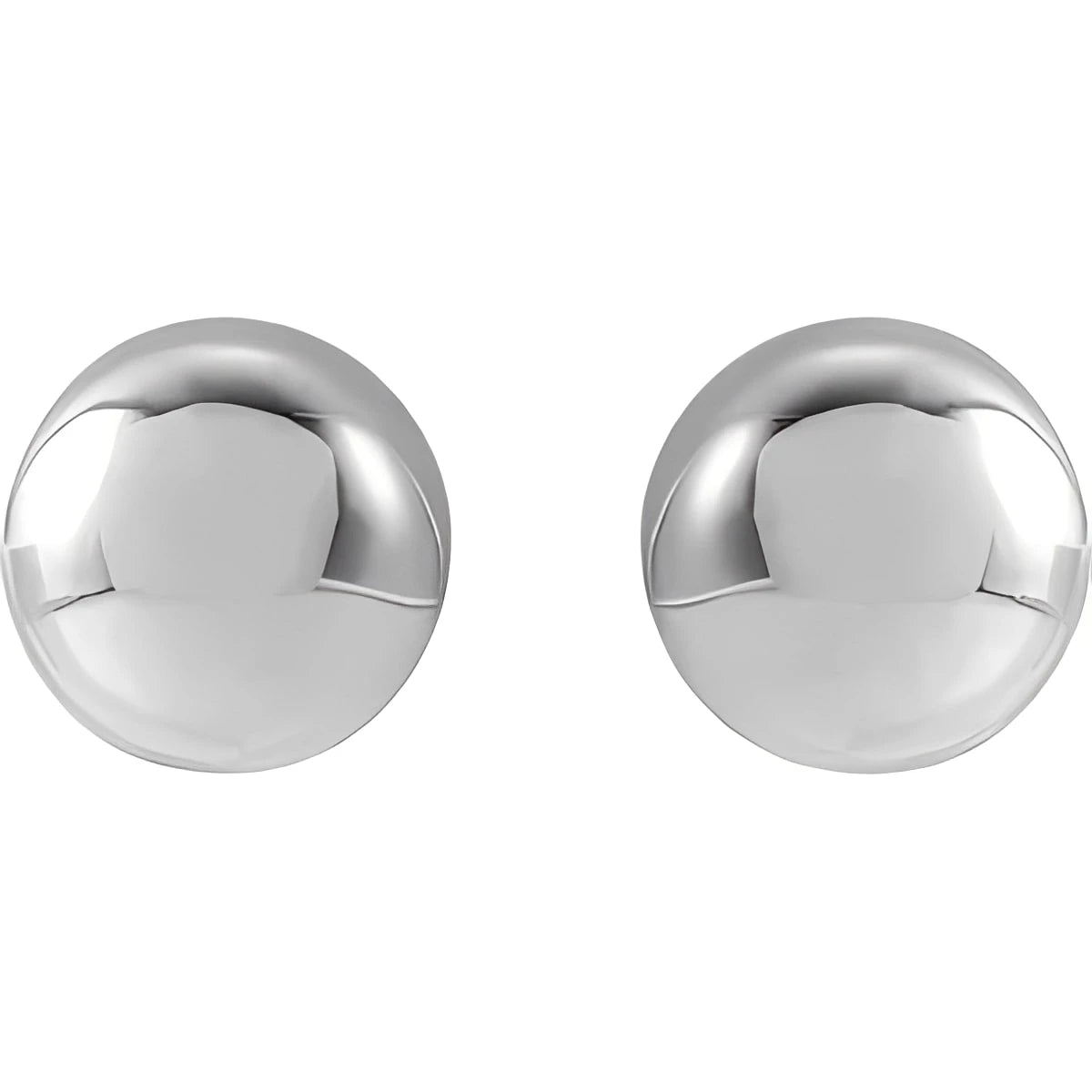 14K Yellow Gold 8 mm Ball Earrings