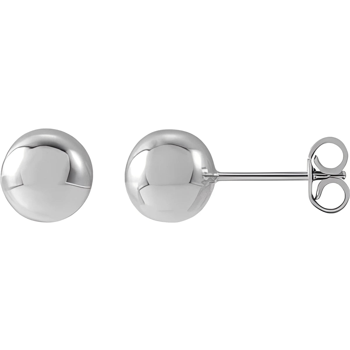 14K Yellow Gold 8 mm Ball Earrings