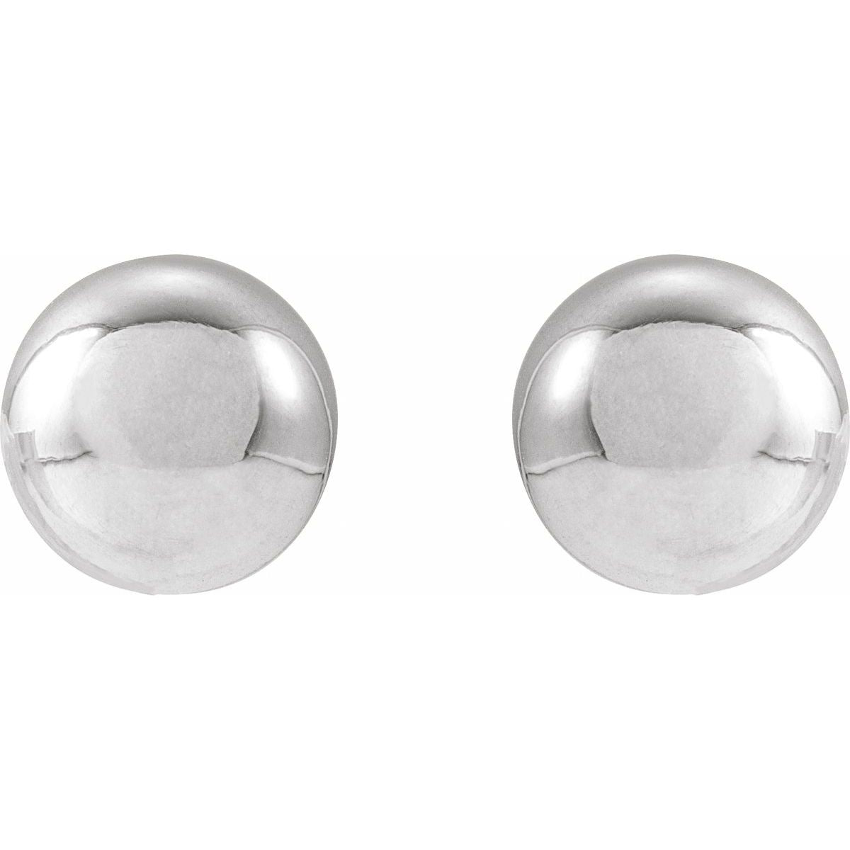 14K Yellow Gold 8 mm Ball Earrings
