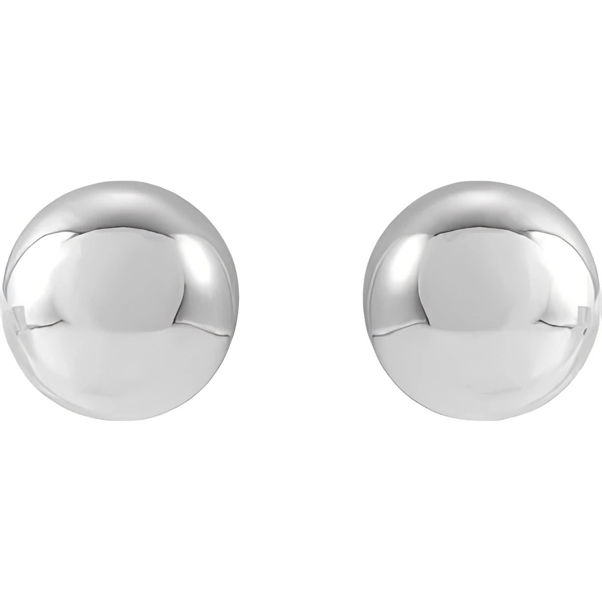14K Yellow Gold 8 mm Ball Earrings