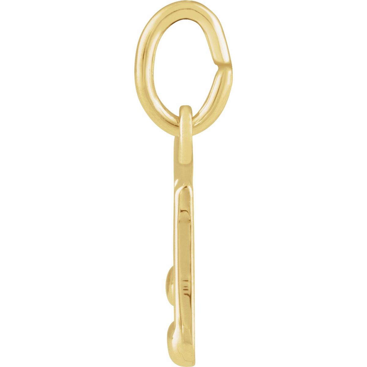 14K Yellow Gold Musical Note Charm/Pendant