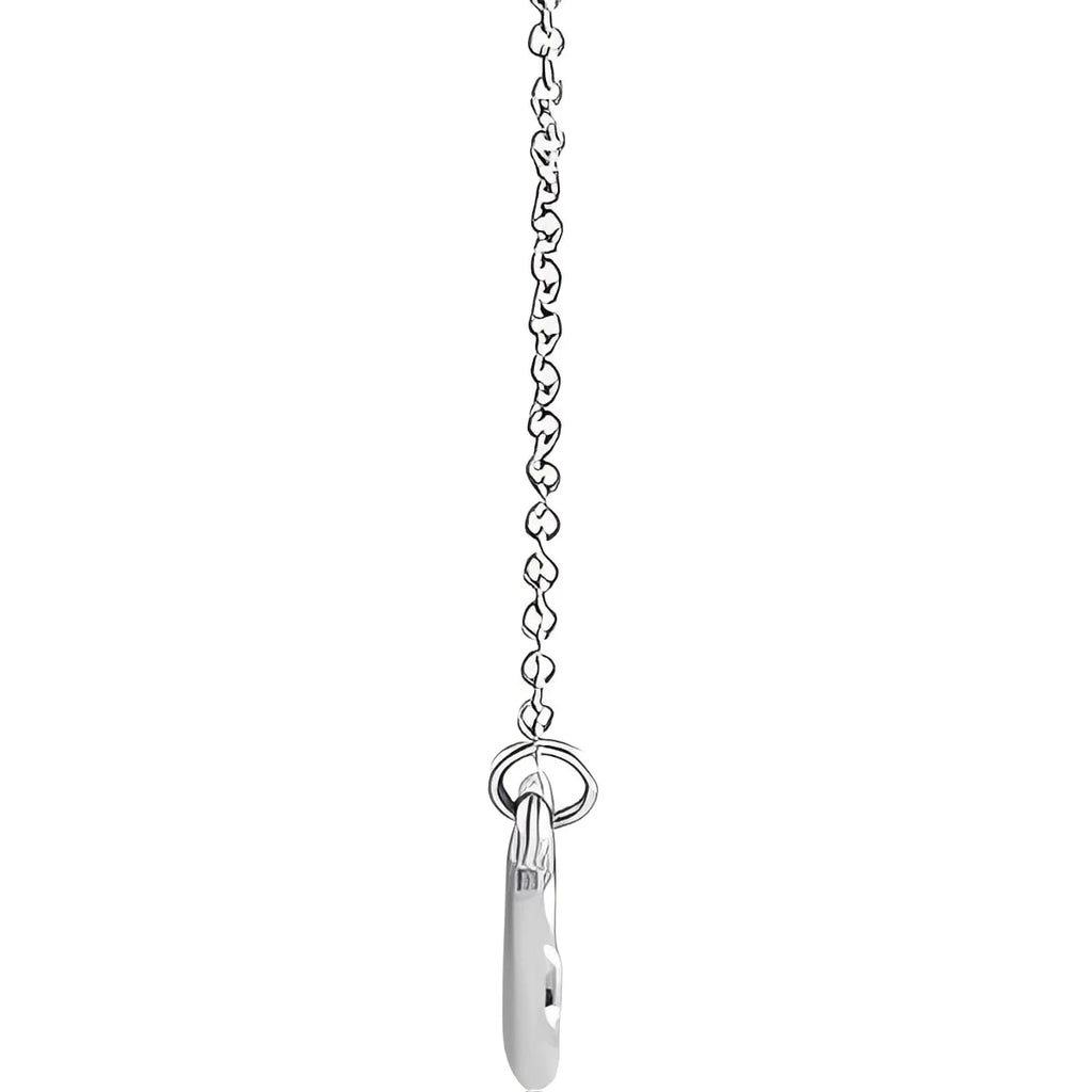 Sterling Silver Adjustable Heart 16-18" Necklace