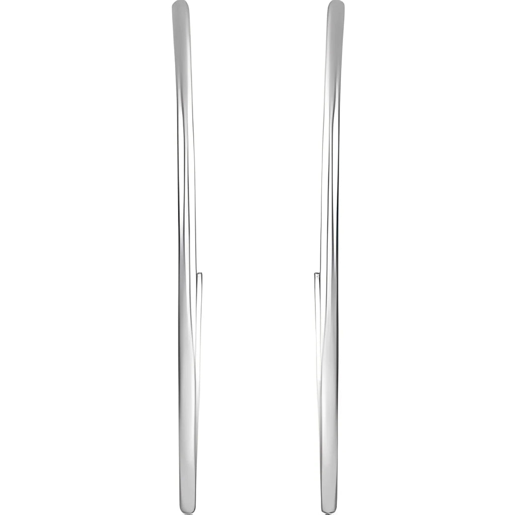 Sterling Silver 38 mm Hoop Earrings