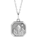 Sterling Silver Mountain 16-18" Necklace