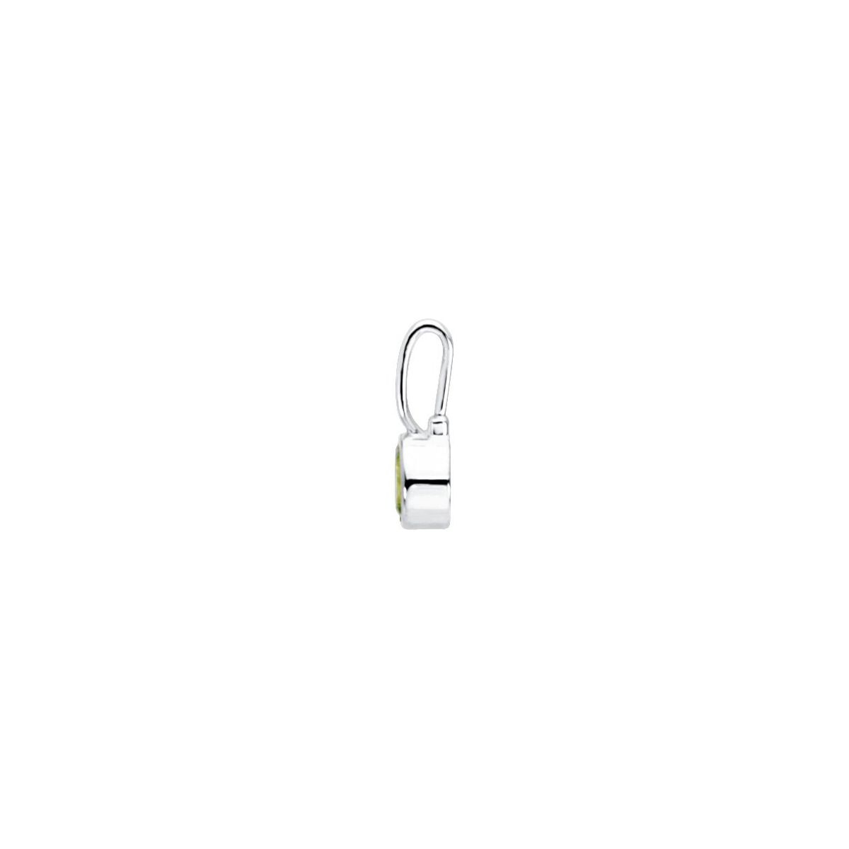 Sterling Silver Imitation Diamond Hook Charm/Pendant