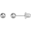Titanium 3 mm Ball Inverness�� Piercing Stud Earrings