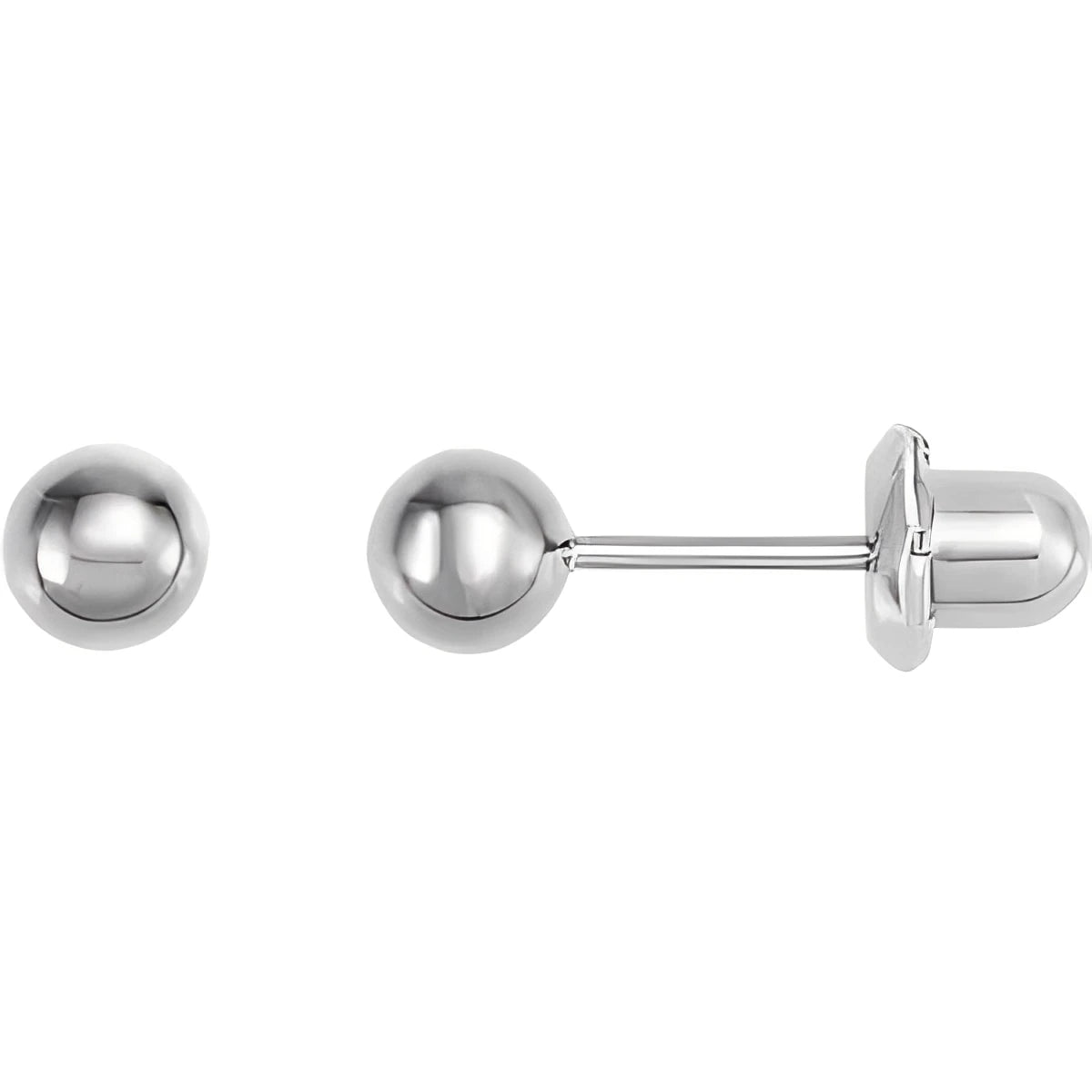 Titanium 3 mm Ball Inverness�� Piercing Stud Earrings
