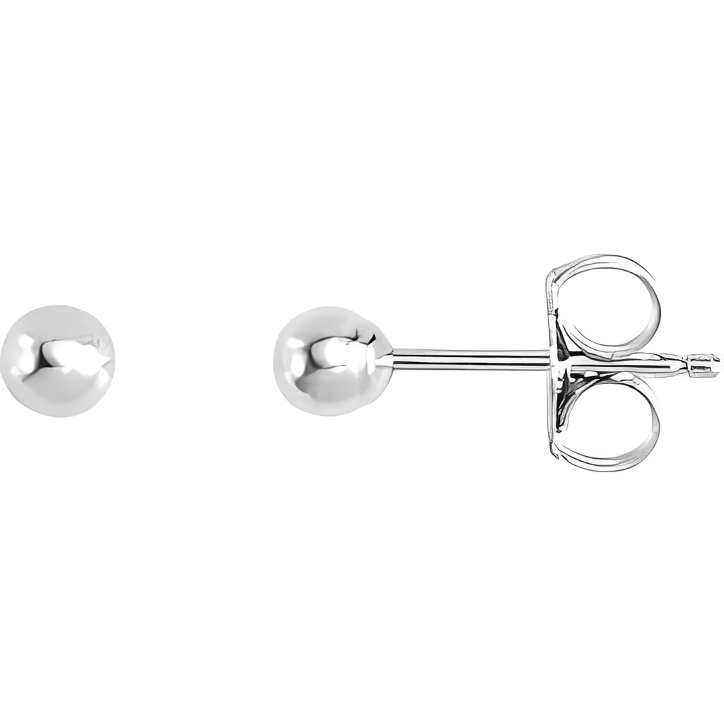 Sterling Silver 5 mm Ball Stud Earrings