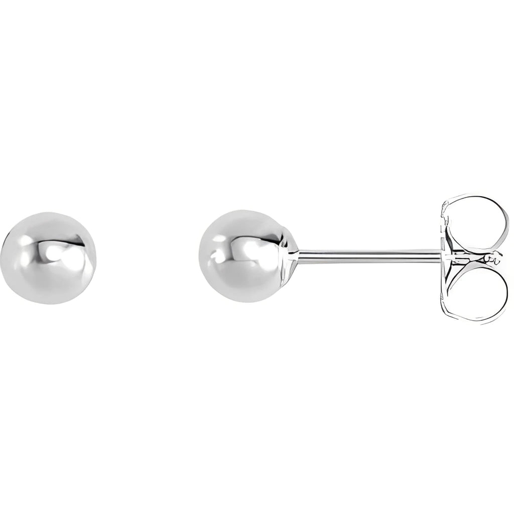 Sterling Silver 5 mm Ball Stud Earrings