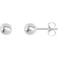 Sterling Silver 5 mm Ball Stud Earrings