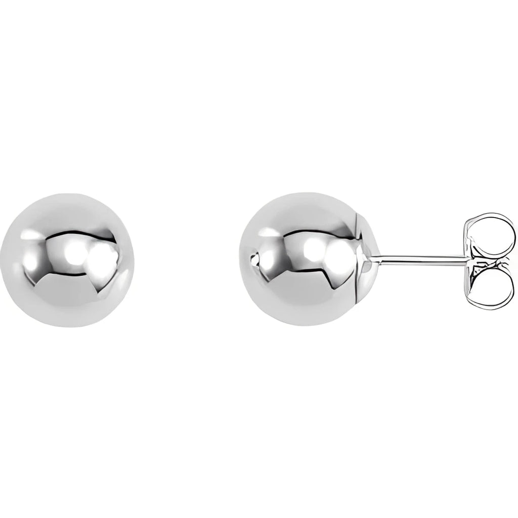 Sterling Silver 5 mm Ball Stud Earrings
