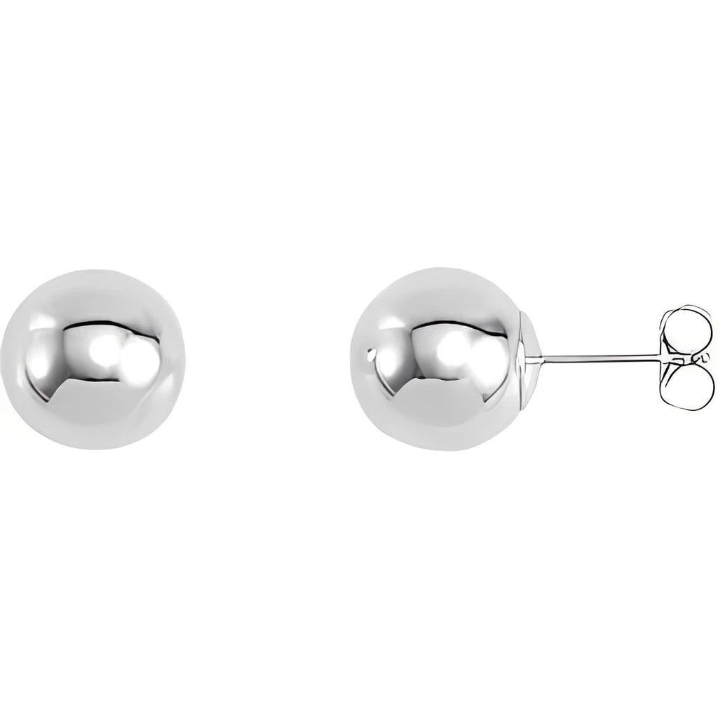 Sterling Silver 5 mm Ball Stud Earrings