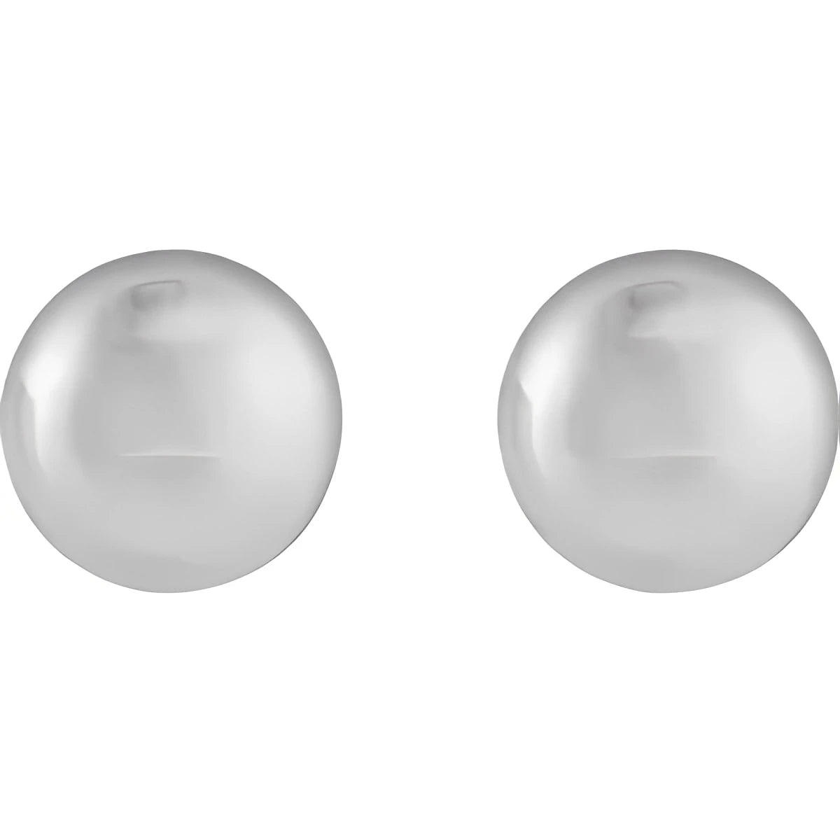 Sterling Silver 15 mm Electroform Domed Earrings