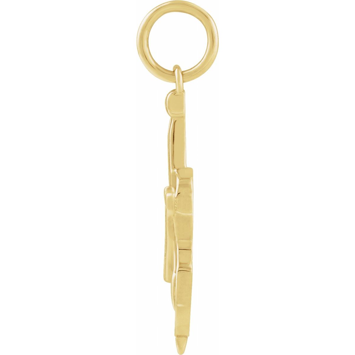 14K Yellow Gold Violin Charm/Pendant