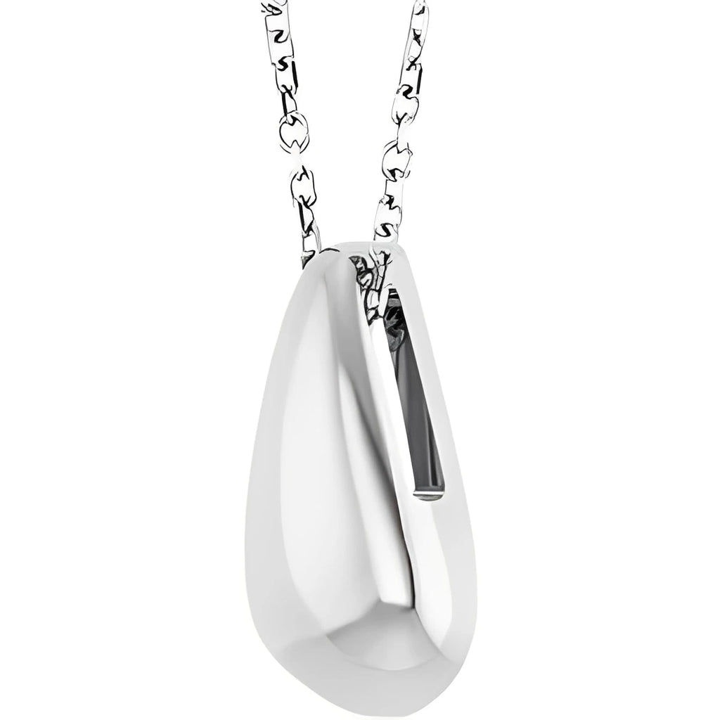Sterling Silver Teardrop 16-18" Necklace