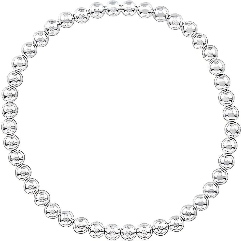 14K Yellow Gold-Filled 2 mm Elastic Bead 6 1/2" Bracelet
