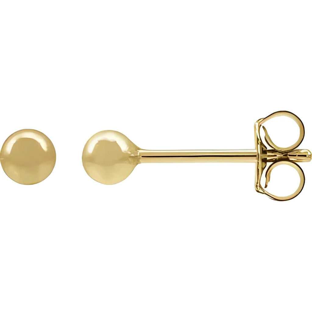 14K Yellow Gold-Filled 5 mm Ball Stud Earring