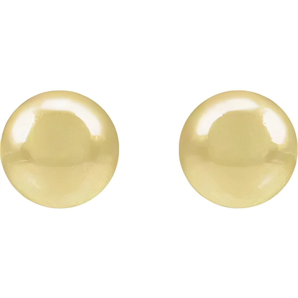 14K Yellow Gold-Filled 5 mm Ball Stud Earring