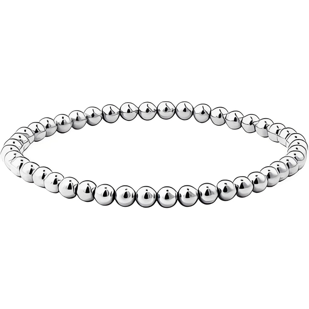 14K Yellow Gold-Filled 2 mm Elastic Bead 6 1/2" Bracelet