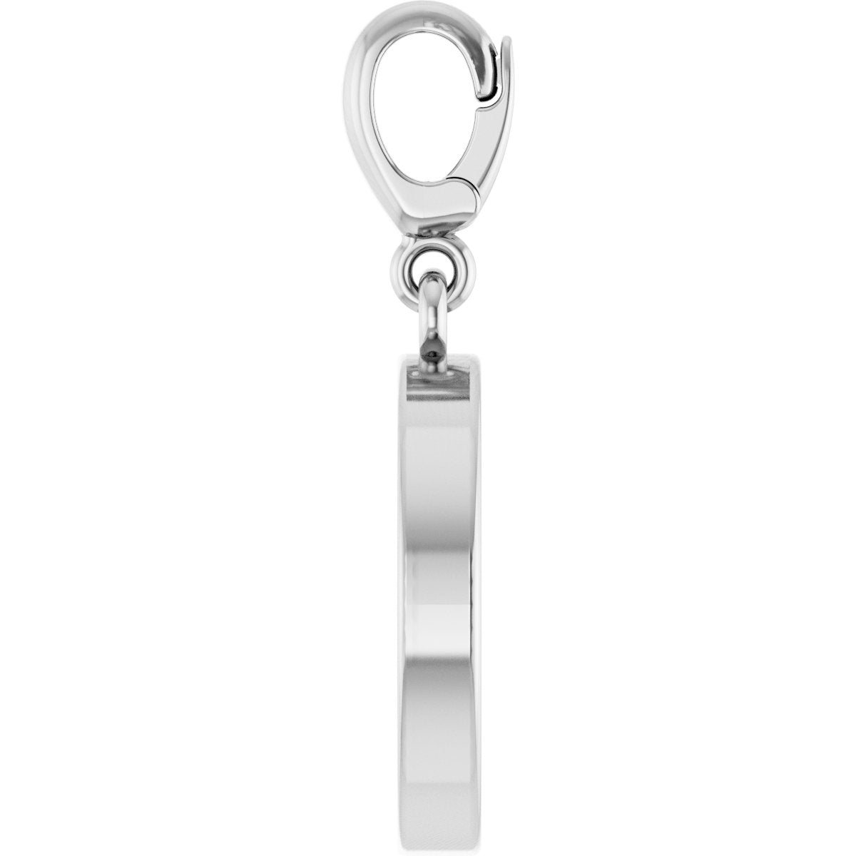 Sterling Silver Natural Pink Tourmaline Charm/Pendant