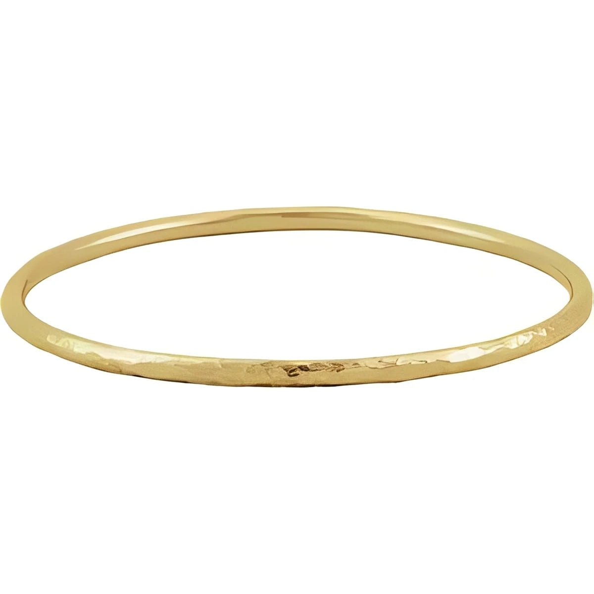 14K Yellow Gold-Filled 3 mm Bangle 7 1/2" Bracelet