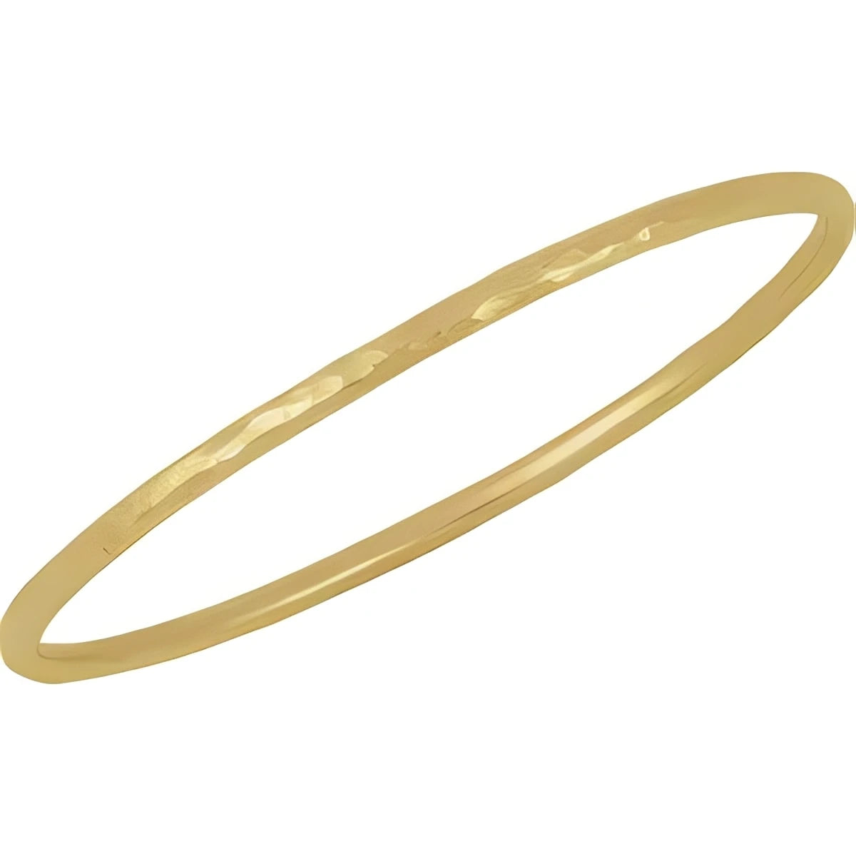 14K Yellow Gold-Filled 3 mm Bangle 7 1/2" Bracelet