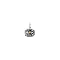 Sterling Silver & 14K Yellow Gold Floral Charm/Pendant