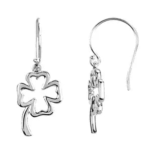 Sterling Silver Clover Earrings