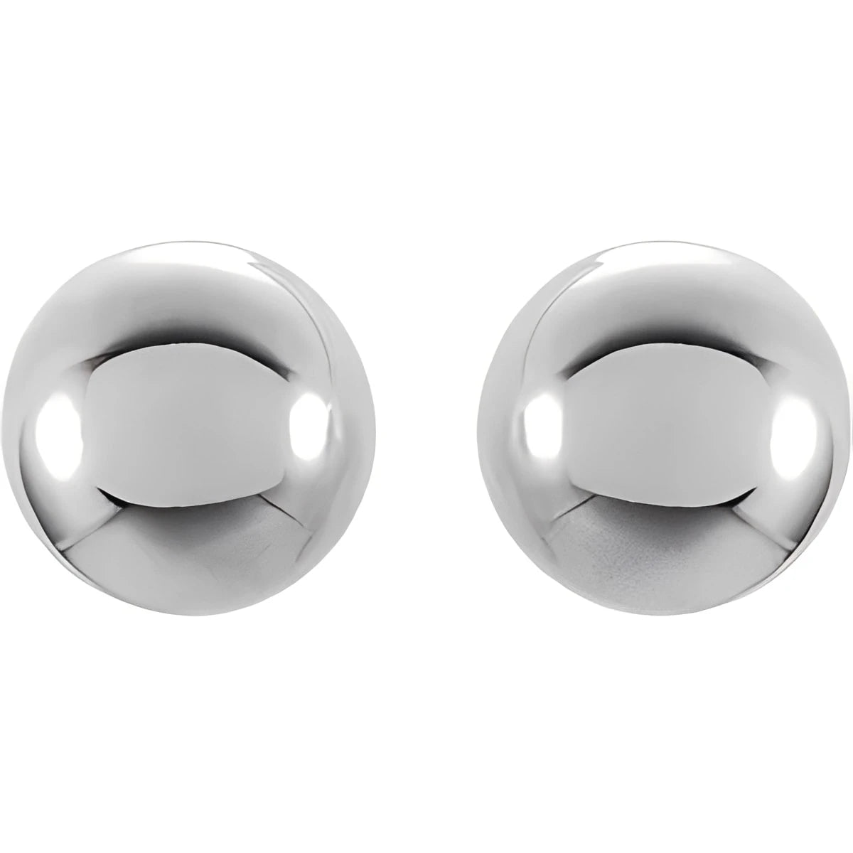 14K Yellow Gold 8 mm Ball Earrings