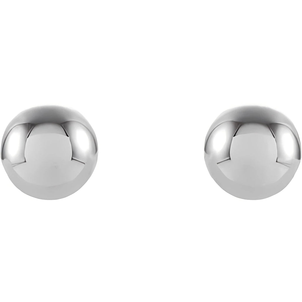 14K Yellow Gold 8 mm Ball Earrings