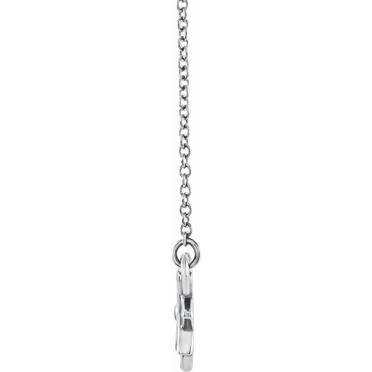 Sterling Silver Star 16-18" Necklace